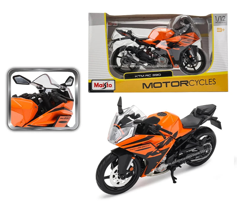 Maisto 1:12 KTM RC 390 simulation alloy motocross authorized motorcycle model toy car Collecting gifts