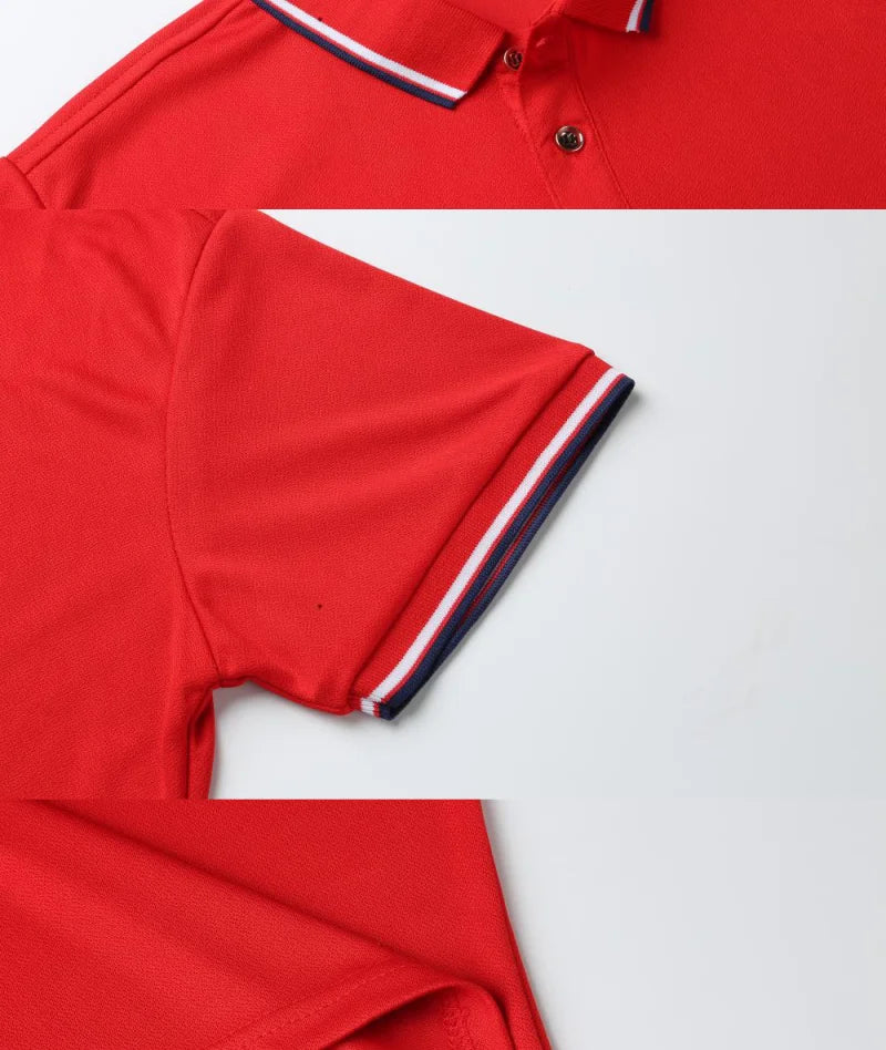 Cross Border Short Sleeved Polo From Europe Popular Summer Casual Lapel Large Size High-Quality Business Office Uniforms