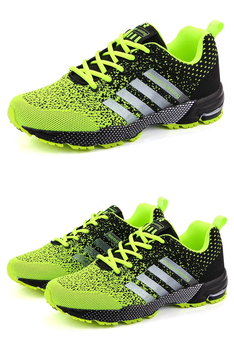Men Shoes Comfortable Non-Slip Stable Shock Absorption Light Couple Shoes and Men's Sneakers Mesh Breathable Casual Basket Homme