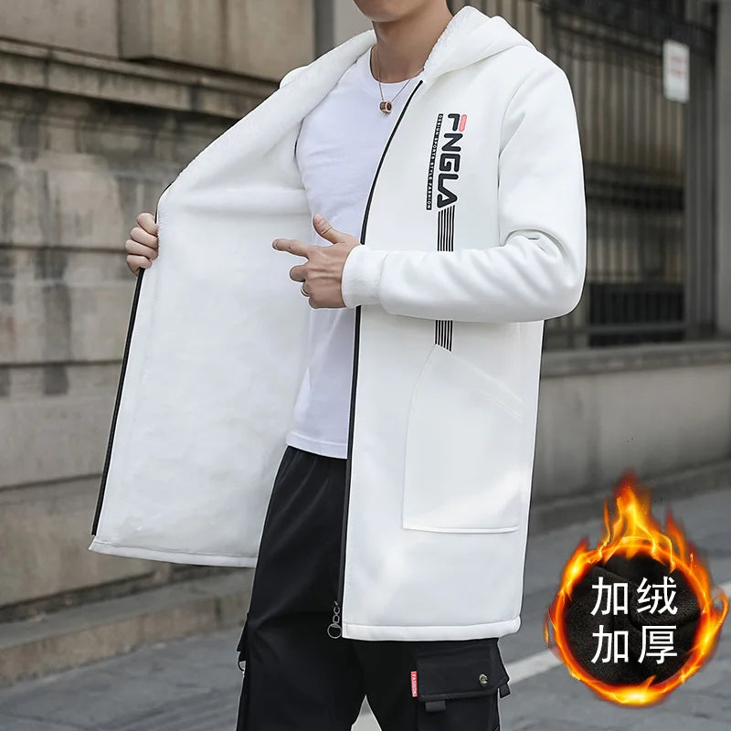 2025 new arrival winter coat mens high quality trench coat men,autumn men's casual jackets fashion trench coat,size M-5XL FY097