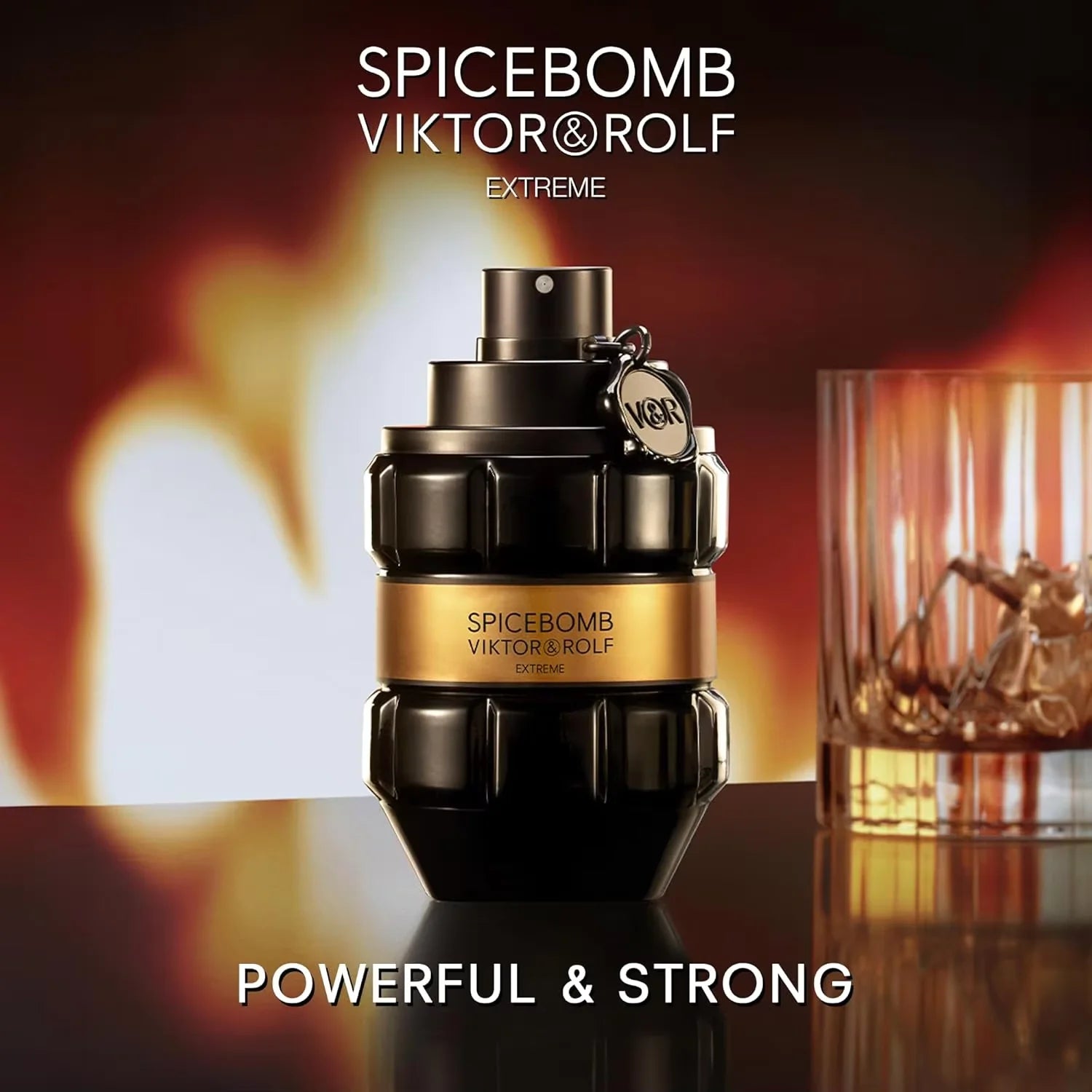 Men's Perfume Eau de Parfum Spicebomb Extreme 100ml Woody Spicy Long Lasting Cologne Spray Fragrance for Men Amber Vanilla Scent