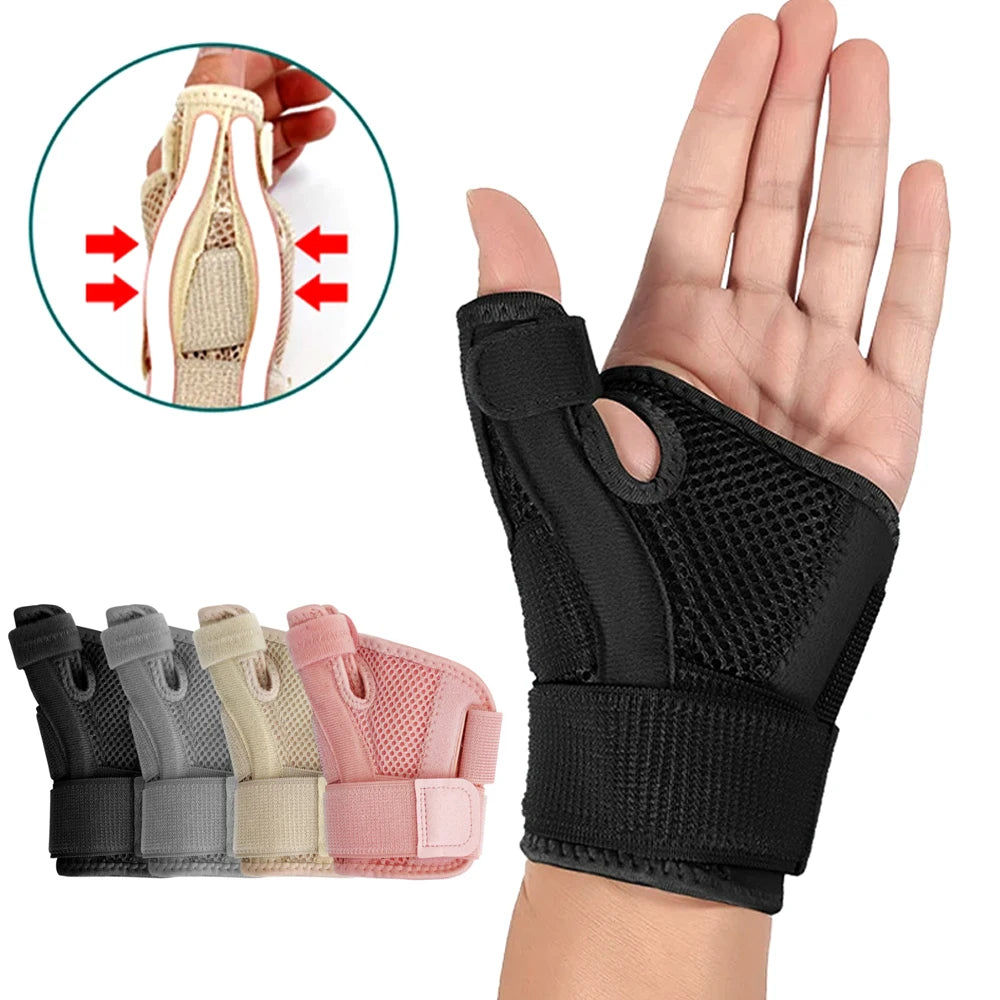 1Pcs Reversible Thumb&Wrist Stabilizer Splint for BlackBerry Thumb,Trigger Finger, Pain Relief, Arthritis,Tendonitis, Sprained