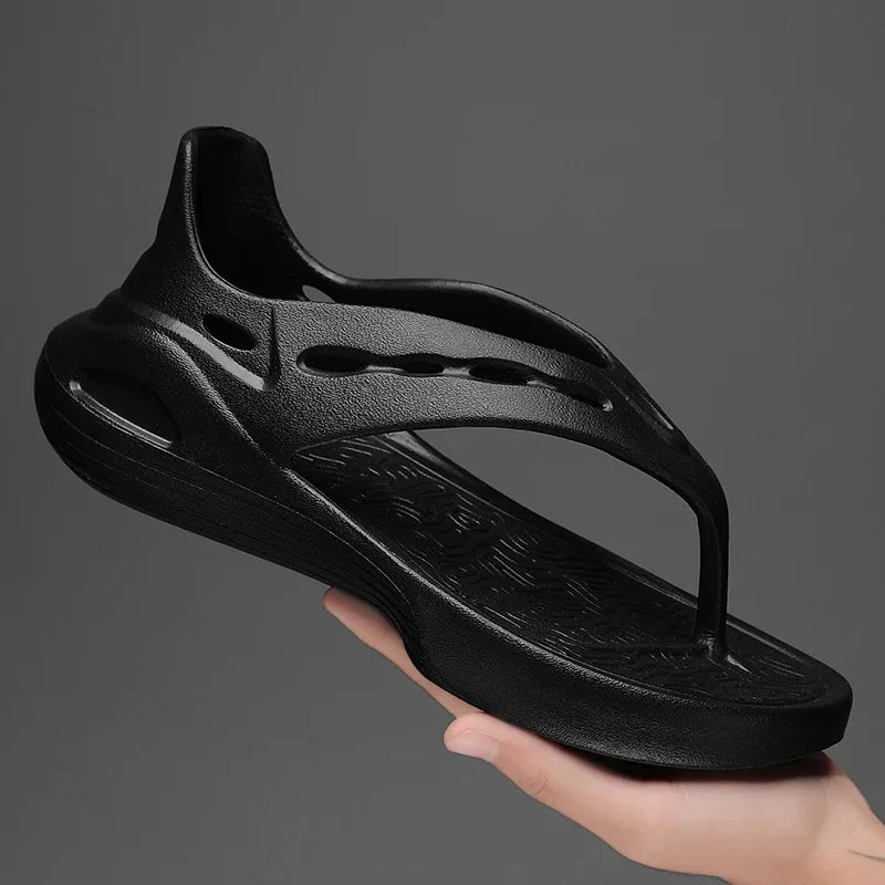 New Design Fashion Mens Flip-flops Casual Shoes Soft Slides Home Slippers Beach Shoes Men Slippers Indoor Outdoor Beach Sandals