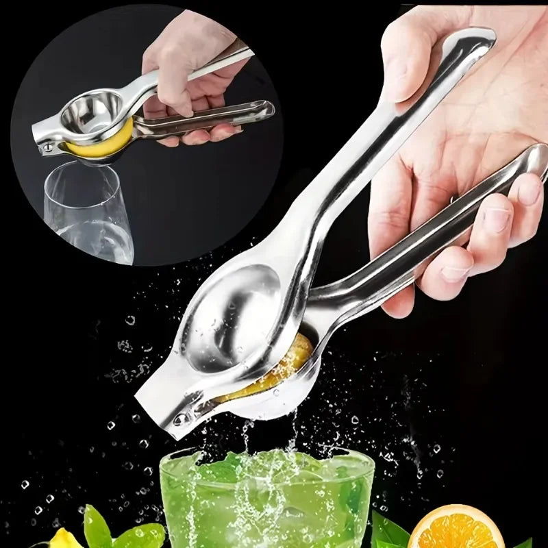 Exprimidor Manual de Acero Inoxidable – Para Limón y Cítricos