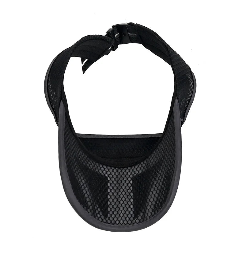 Unisex Adjustable Sun Cap Outdoor Sports Sun Protection Hollow Top Hat for Summer Holiday Outdoor Party
