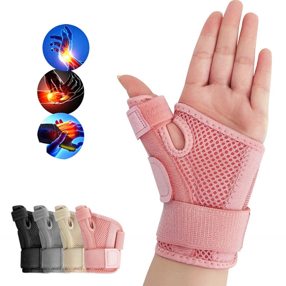 1Pcs Reversible Thumb&Wrist Stabilizer Splint for BlackBerry Thumb,Trigger Finger, Pain Relief, Arthritis,Tendonitis, Sprained