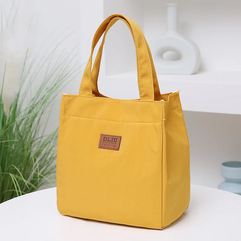 Large Capacity Insulated Lunch Bag – Aluminum Foil Thermal Tote