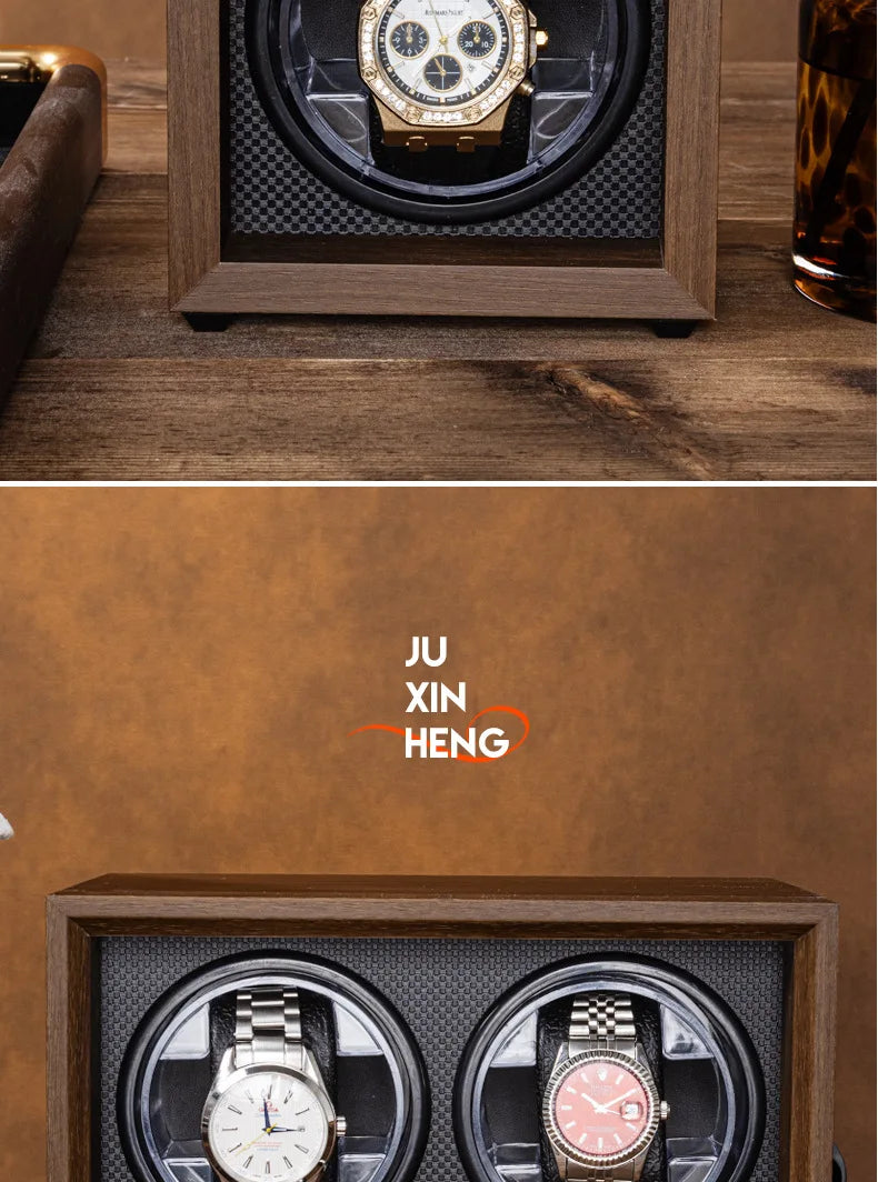 Watch Winders for Automatic Watches witn Light 1slots/2slots/4slots/6slots Watches Rotate Stand 5V-9V,1A-2A USB Cable Connection