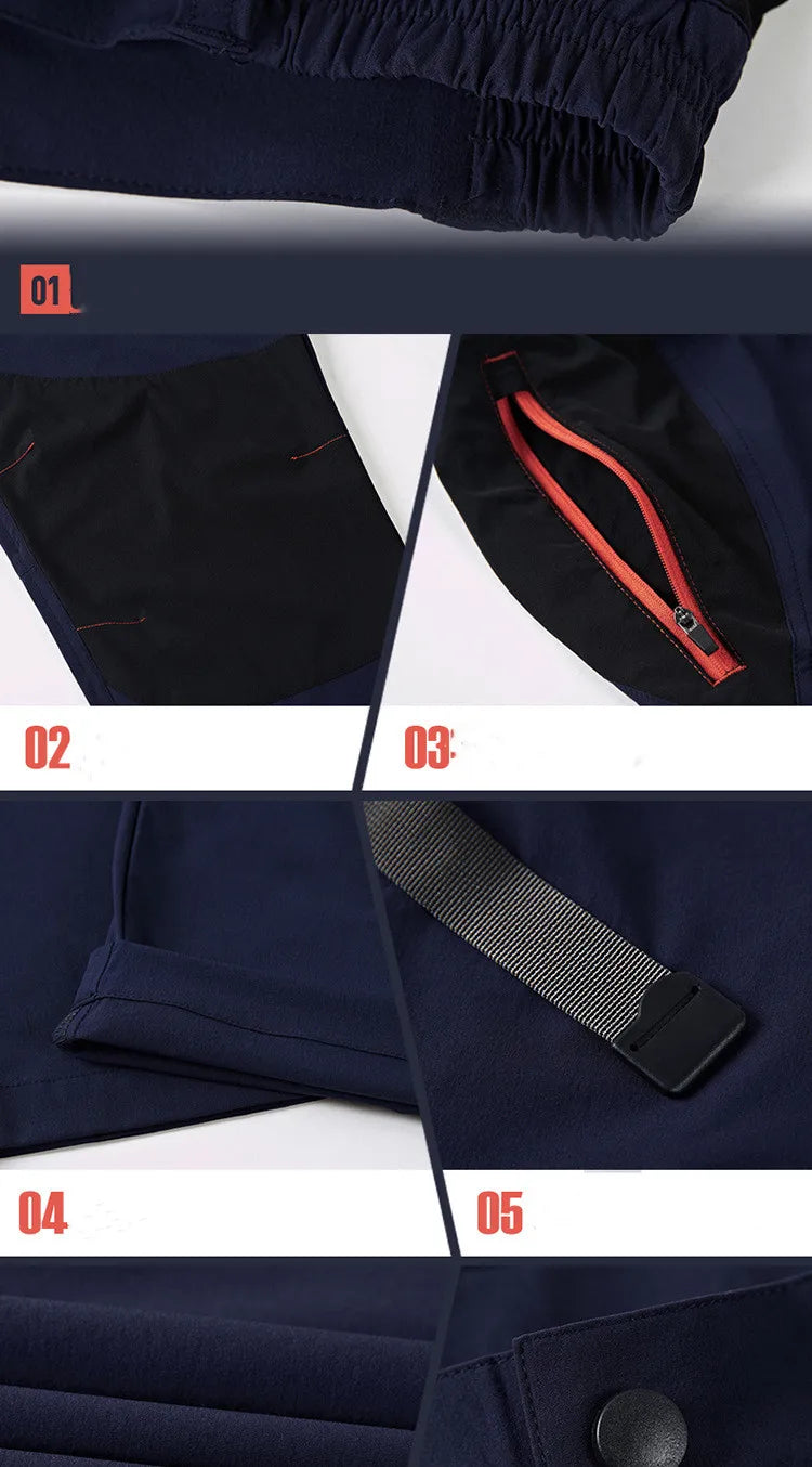 Tactical Waterproof Cargo Pants Men Summer Quick Dry Long Trousers Male Outdoor Sport Trekking Camping Fishing Pants Size M-4XL
