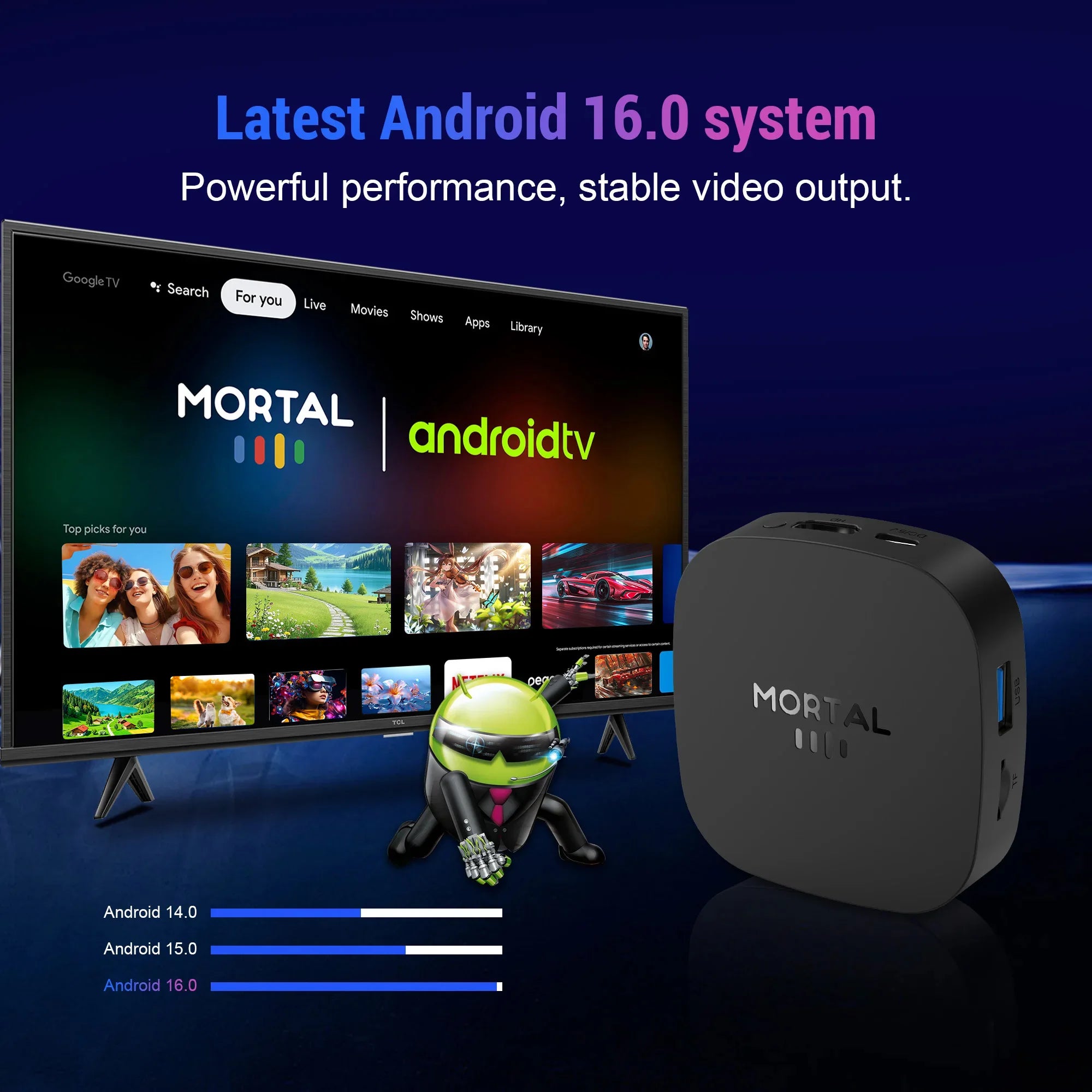 2026 New Smart TV Box T1+ RK3518 Android 16 WiFi 6 BT 5.4 Dual UI Interface 8K Ultra HD  8GB RAM 128GB ROM Smart Media Player