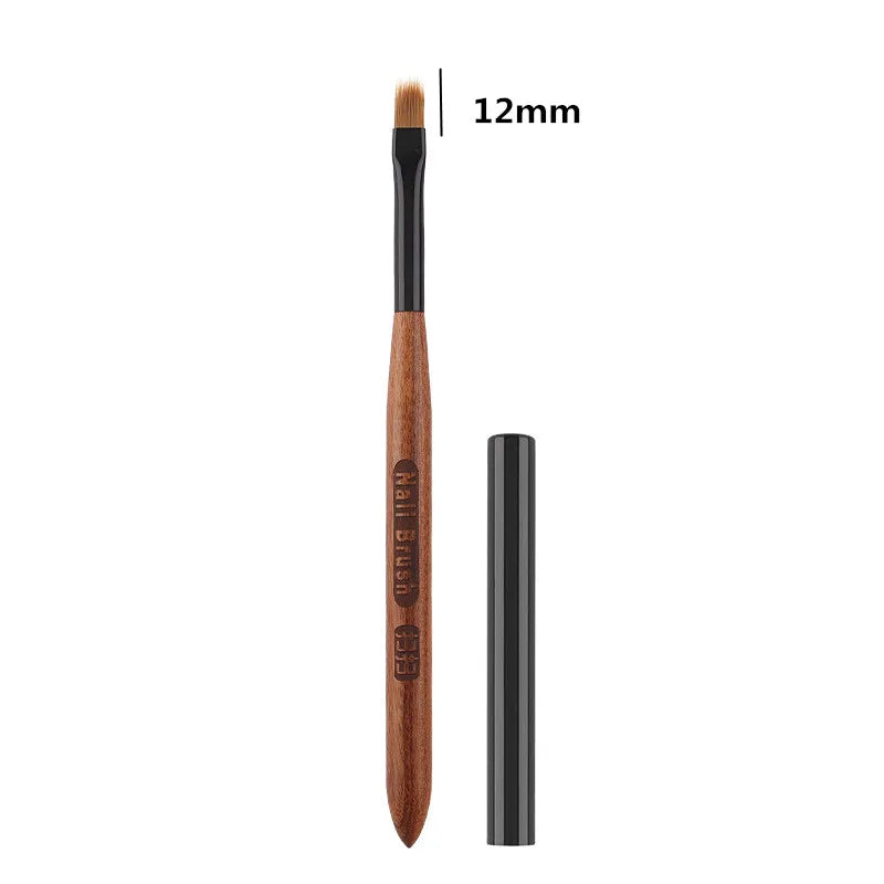 Gradient Nail Art Brush Acrylic Nail Ombre Pen DIY UV Gel Brushes Painting Drawing Flowers Nails Brush Manicure Tools for Salon