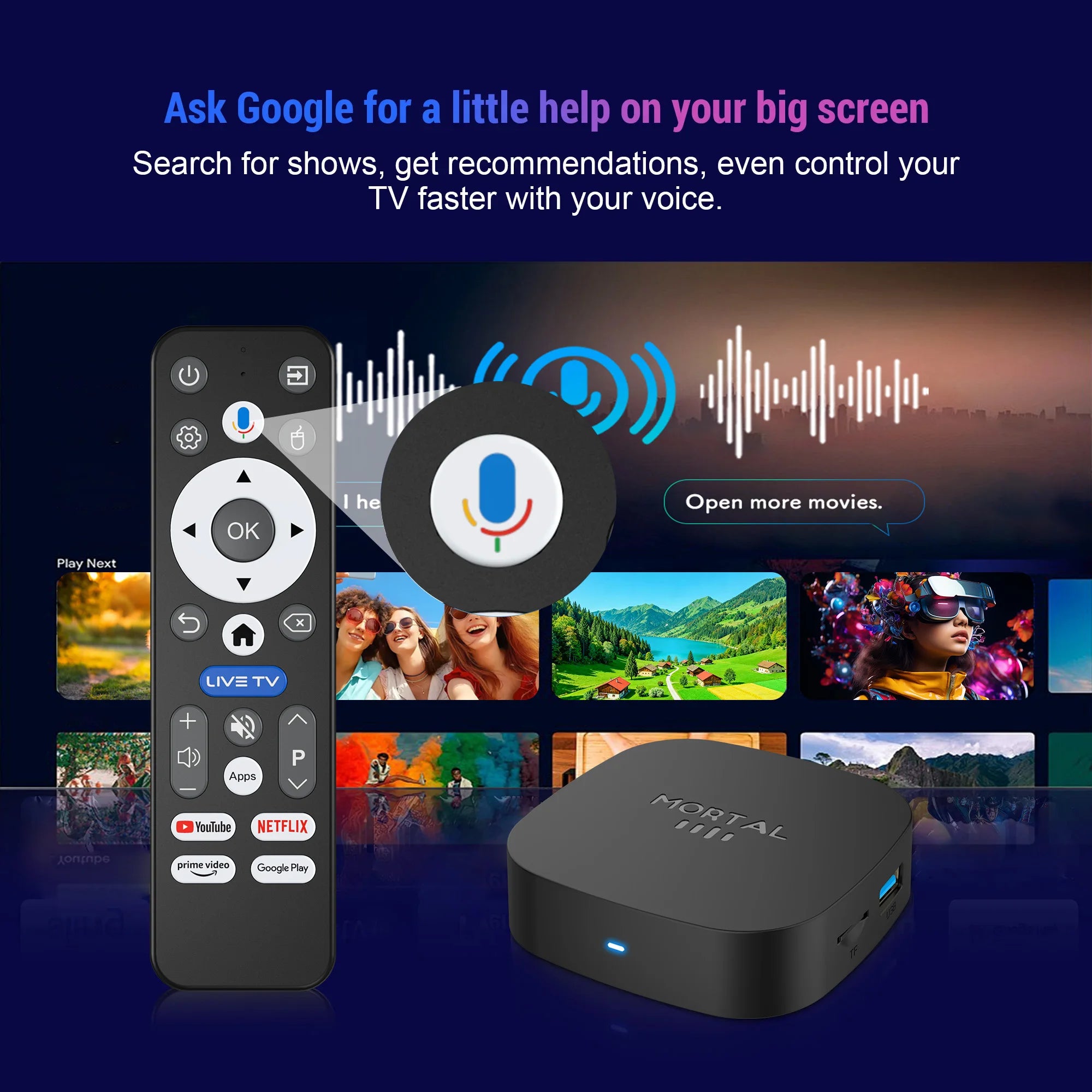 2026 New Smart TV Box T1+ RK3518 Android 16 WiFi 6 BT 5.4 Dual UI Interface 8K Ultra HD  8GB RAM 128GB ROM Smart Media Player
