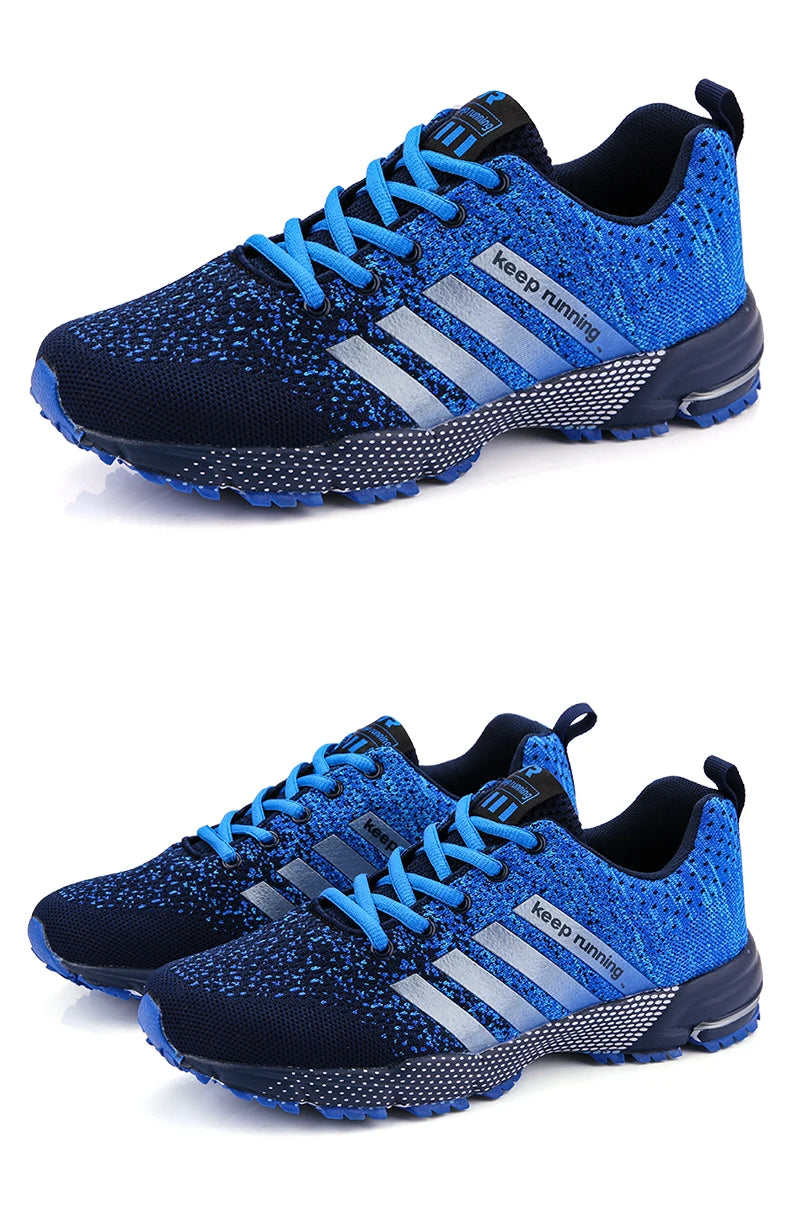 Men Shoes Comfortable Non-Slip Stable Shock Absorption Light Couple Shoes and Men's Sneakers Mesh Breathable Casual Basket Homme
