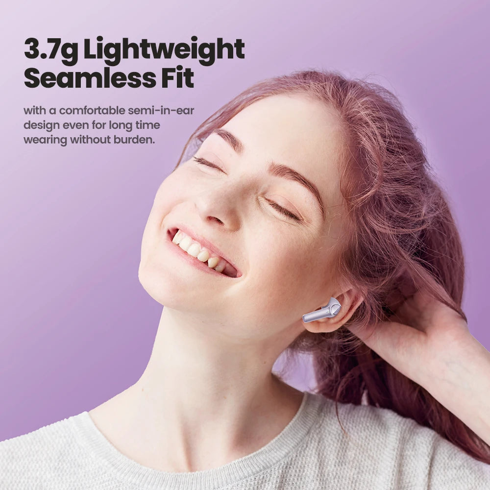 Toocki ENC TWS Earphones Wireless Bluetooth 5.3 HiFi Headphone Noise Canceling Toucn Contro Touch Control In Ear Sport Earbuds