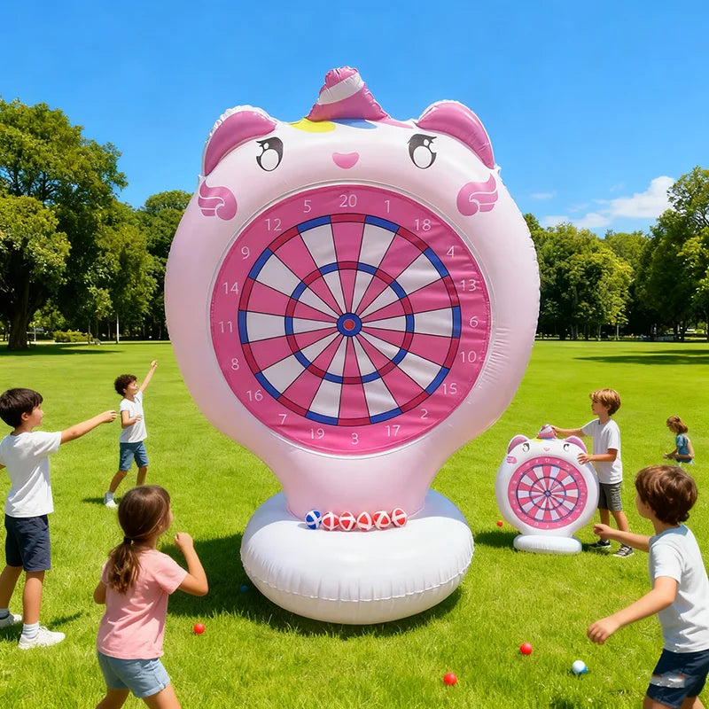Juego de agua de mesa de dardos inflable, flotador de piscina, actividades al aire libre en la playa, regalo fresco de fiesta de