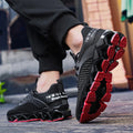 Men's Breathable Mesh Running Shoes Blade Sole Sneakers Lightweight Non-Slip Sports Shoes for Gym Walking Casual Wear