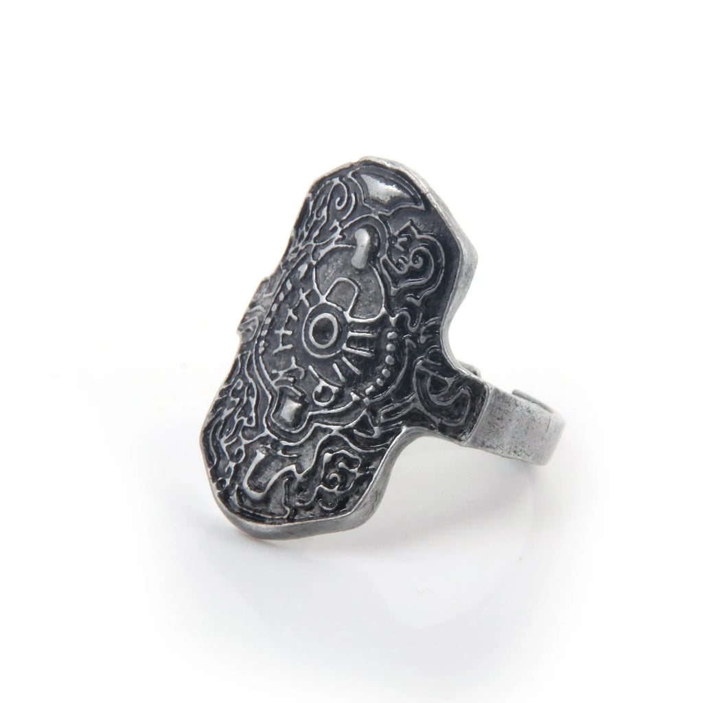 Game Dark Souls Series Men Rings Havel's Demon's Scar Chloranthy Badge Adjustable Ring Male Fans Cosplay Jewelry Accessories