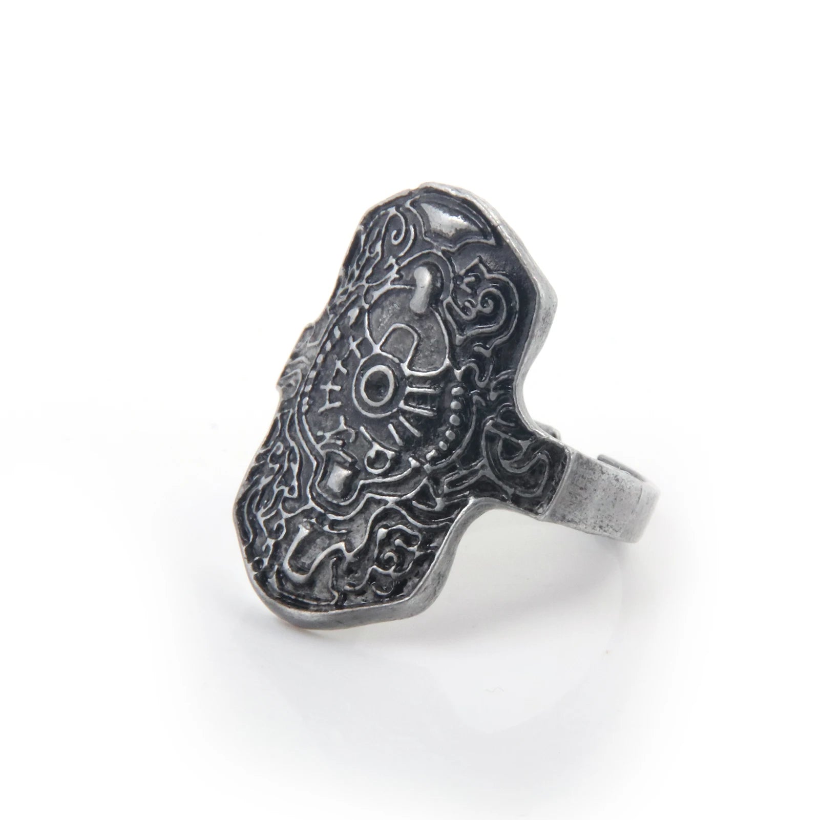 Game Dark Souls Series Men Rings Havel's Demon's Scar Chloranthy Badge Adjustable Ring Male Fans Cosplay Jewelry Accessories