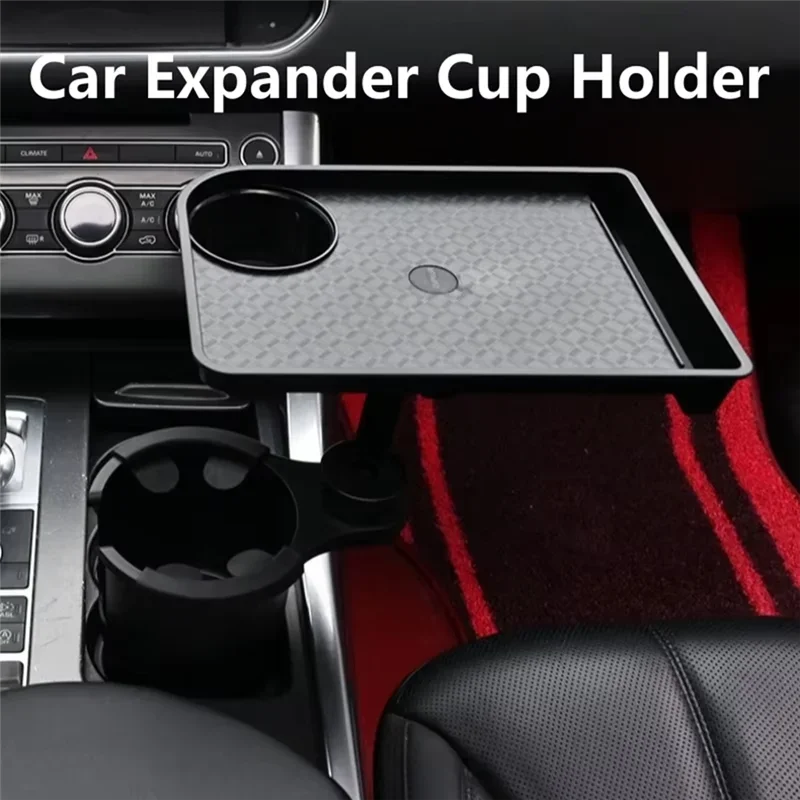 Portavasos Universal para Auto 360° – Organizador Doble Ajustable