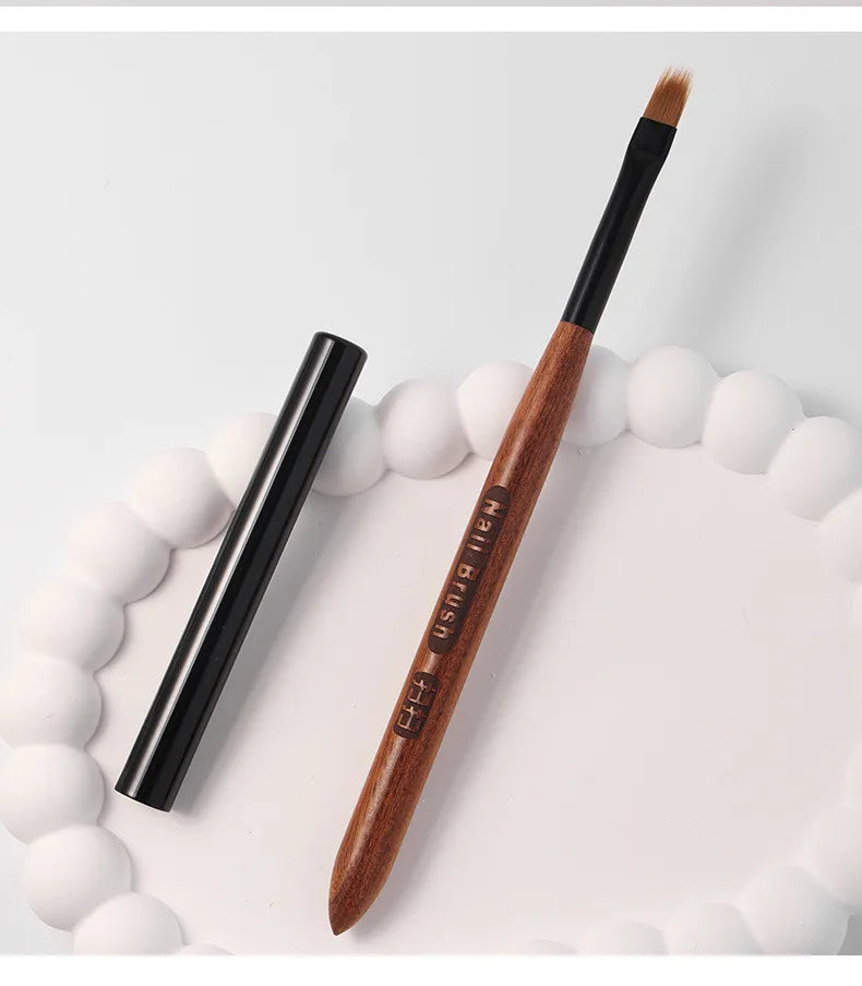 Gradient Nail Art Brush Acrylic Nail Ombre Pen DIY UV Gel Brushes Painting Drawing Flowers Nails Brush Manicure Tools for Salon