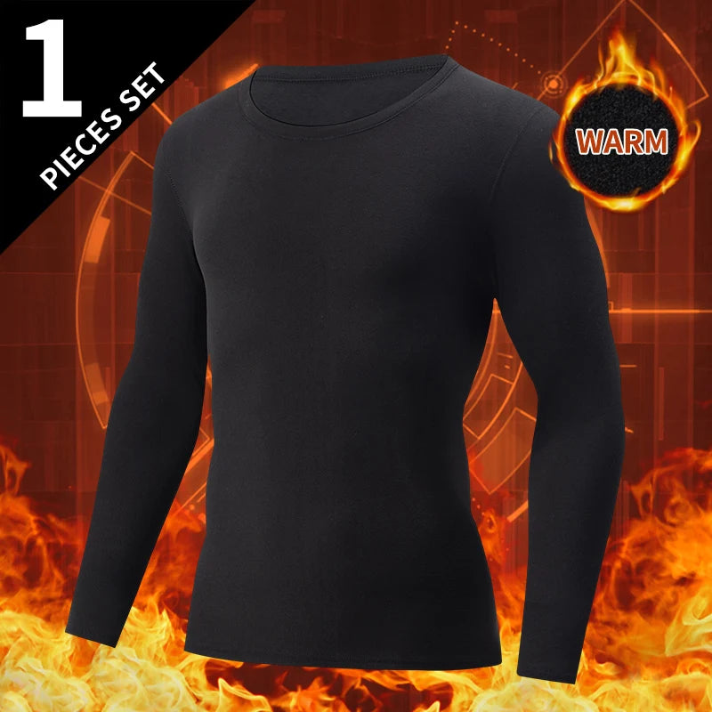 1/2/4-Piece Men's Long-sleeved Trousers In Autumn And Winter Thermal Underwear Casual Joker Sports Fitness Solid Color Suit