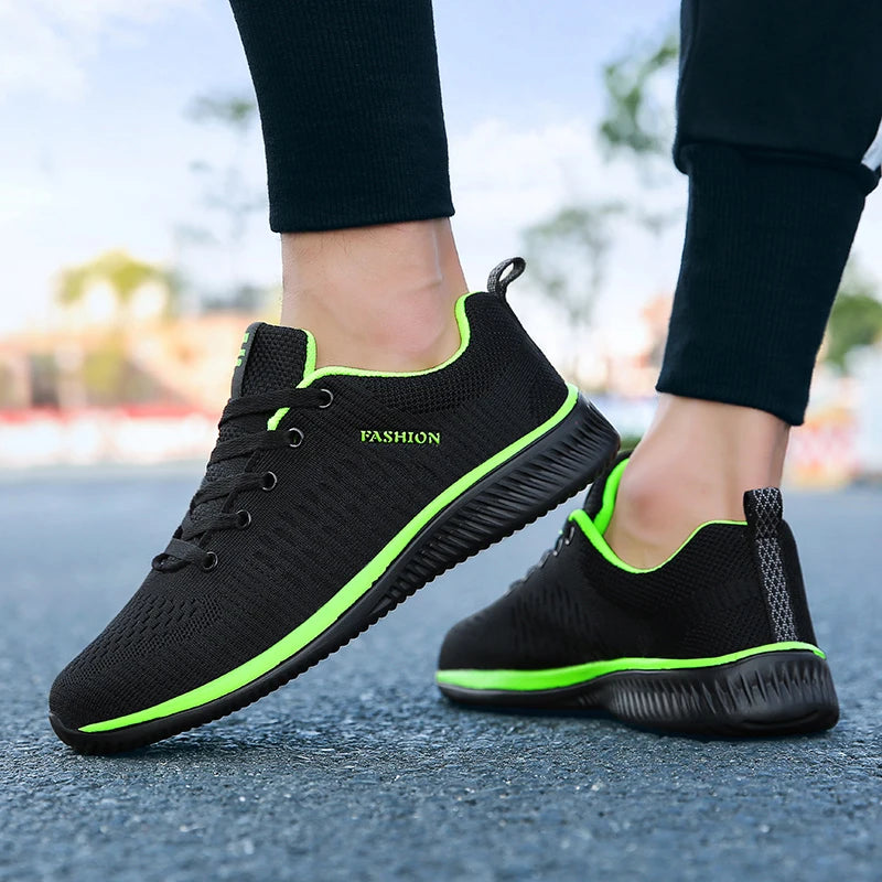 Men's and Women's Walking Knitted Shoes, Fashionable, Breathable, Sports, Fitness, Lightweight Sports Shoes, Casual Shoes, 2025