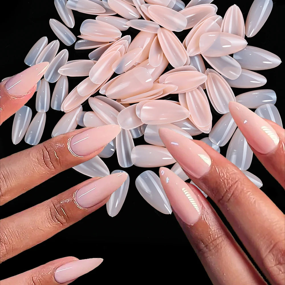 120Pcs Red Short Square Fake Nails Summer Glossy Full Cover Press on Nailtip Acrylic False Fingertip for Women Mother's Day Gift