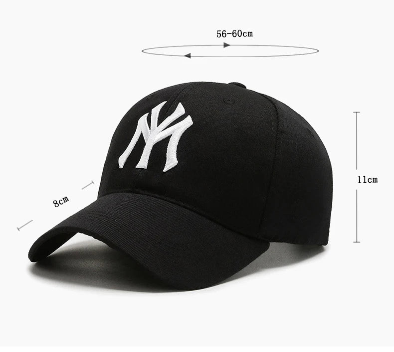 Outdoor Sport Letter MY Embroidered Baseball Caps Men Women Snapback Cap Spring And Summer Fashion Female Hip Hop Visor Sun Hats