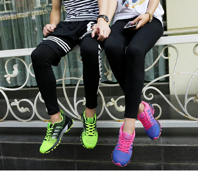 Men Shoes Comfortable Non-Slip Stable Shock Absorption Light Couple Shoes and Men's Sneakers Mesh Breathable Casual Basket Homme