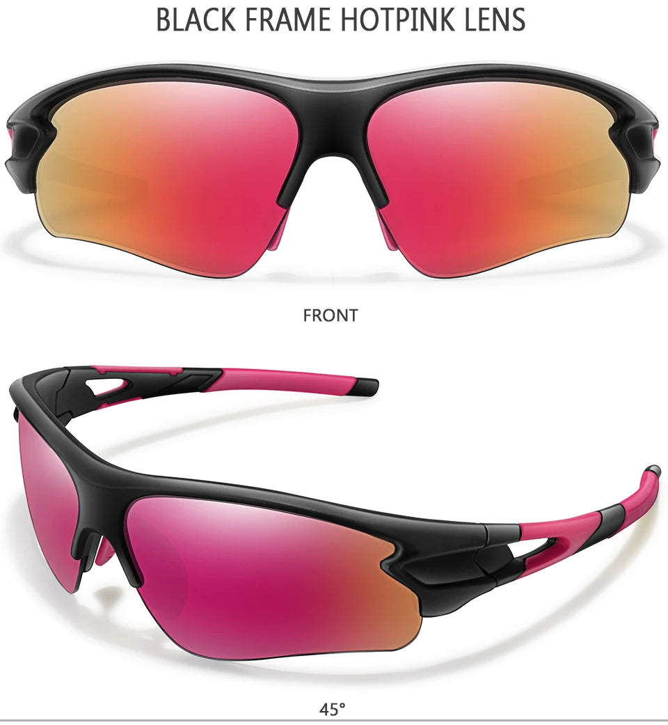Brand Fashion Women Men Sunglasses Outdoor Sports Fishing Cycling Running Driving Eyewear Women Fashion Goggles Comfortable Nose