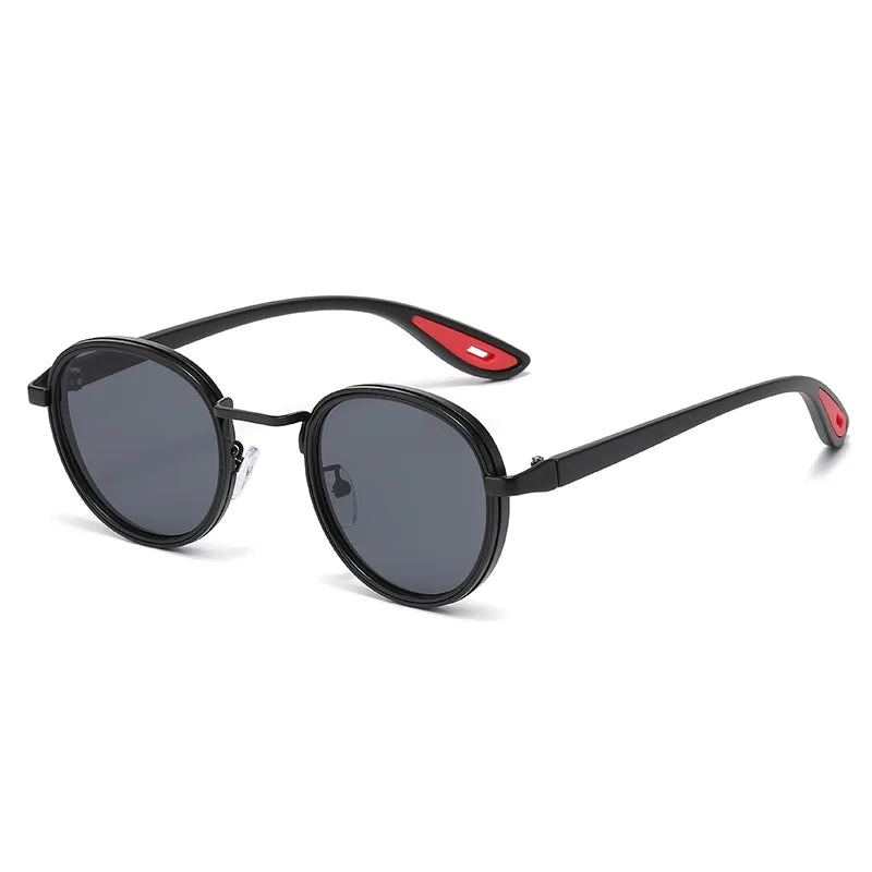Round Retro Sunglasses Men UV400 Sunnies Women Brand Designer Sun Glasses Alloy Punk Outdoor Eyewear