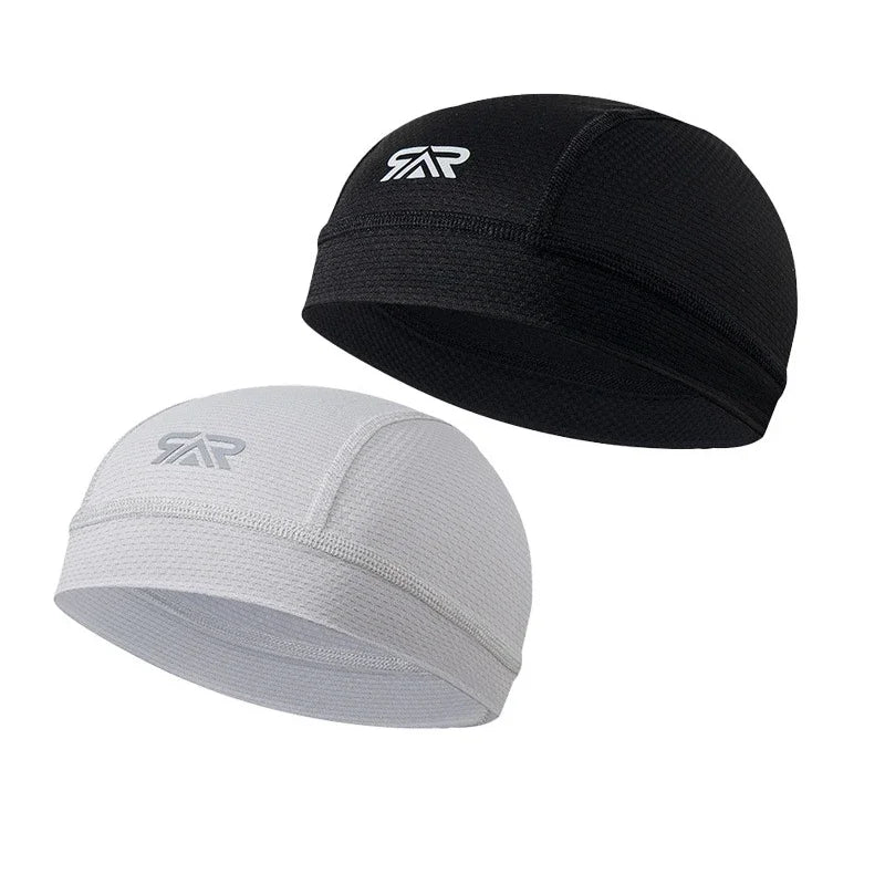 1/2Pcs Quick Dry Cycling Cap Summer Sun Protection Sweat Absorbing Road Bike Helmet Liner Hat Set Breathable Outdoor Riding Gear
