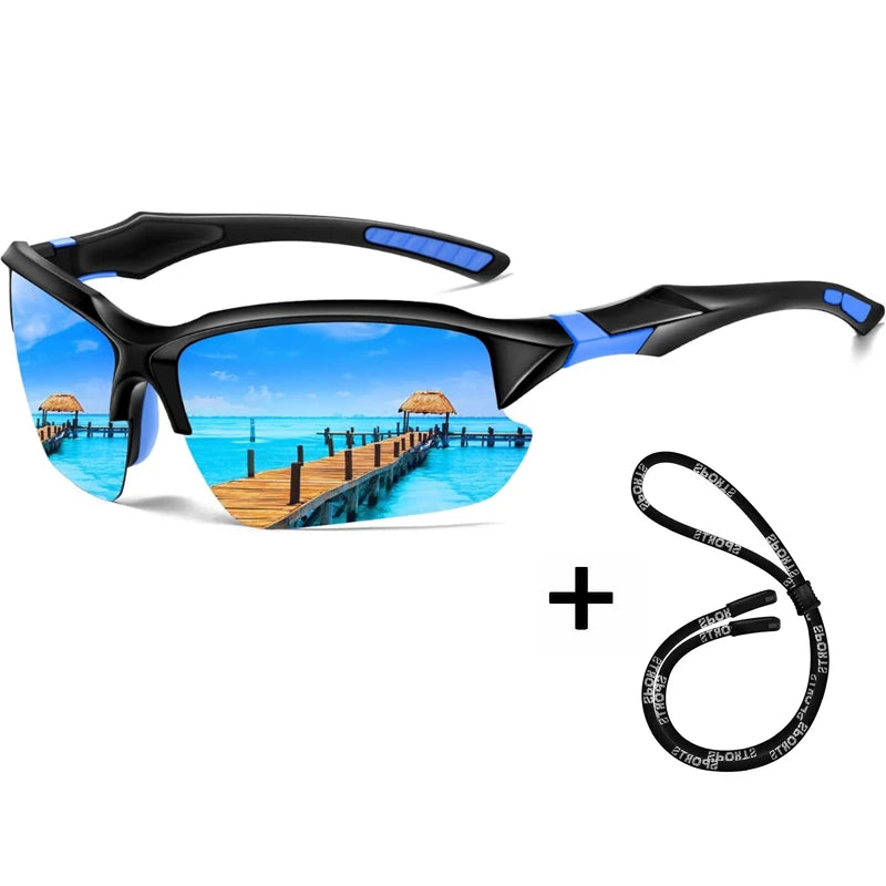 Fashion Sports Polarized Sunglasses for Men Women Cycling Running Fishing Sun Glasses Lightweight Outdoor Goggles