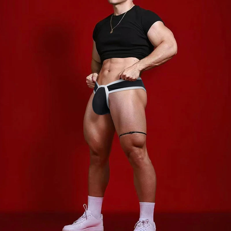 Men Modal 3D Pouch Briefs Athletic Sports Male Breathable Skin-friendly Soft Underwear High Stretch Underpants for Daily Wear