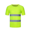 2023Outdoor Shirt Fluorescent High Visibility Safety Work Shirt Summer Breathable Work T Shirt Reflective Vest t-shirt Quick Dry