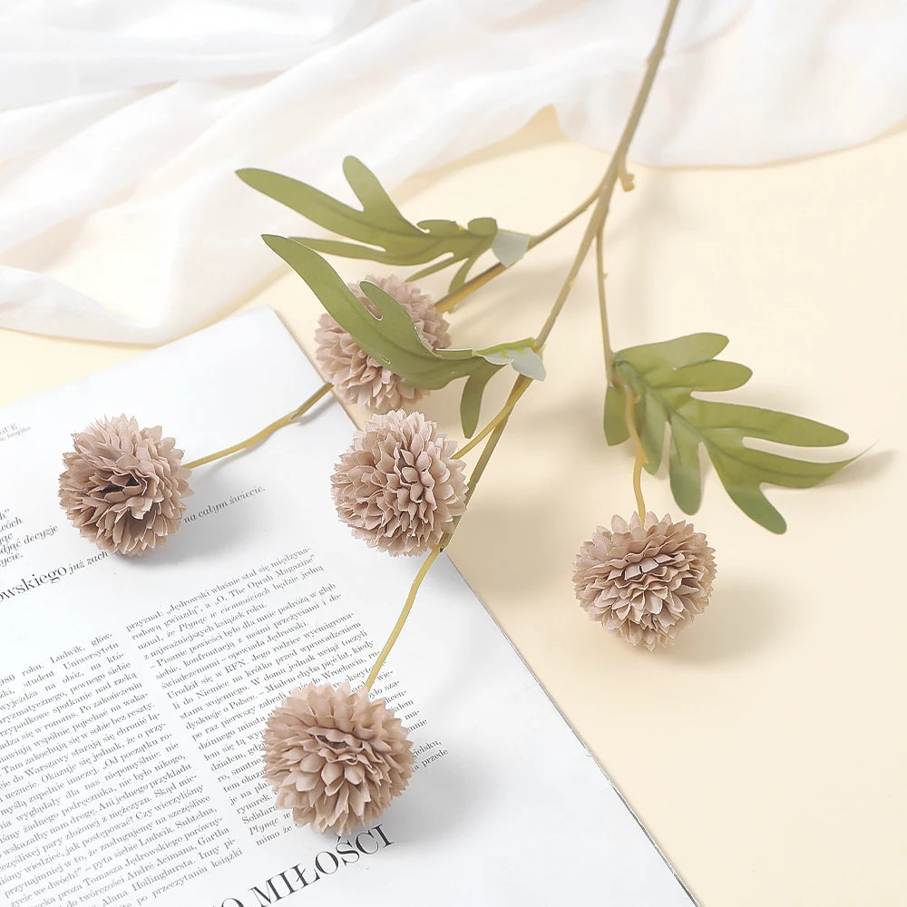 1Pcs Artificial Flowers Bouquet 51CM Hydrangea Fake Flowers for Home Decor Gardern Wedding Decoration Valentine's Day Ornament