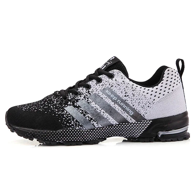 Men Shoes Comfortable Non-Slip Stable Shock Absorption Light Couple Shoes and Men's Sneakers Mesh Breathable Casual Basket Homme