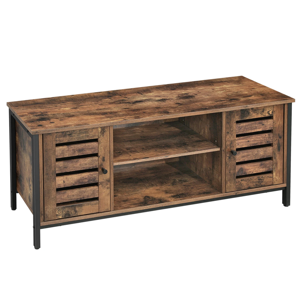 VASAGLE Lowboard TV wardrobe, 2 cabinets and 2 shelf levels, width 110cm