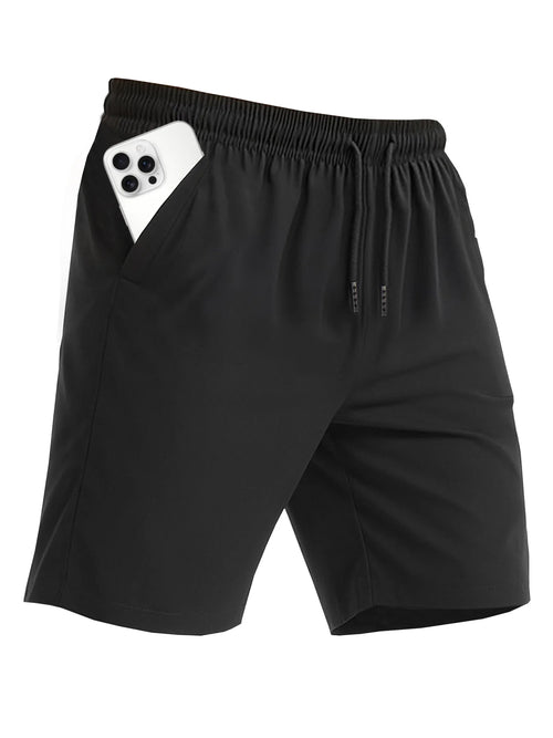 3-Piece Men's Regular Fit Solid Color Drawstring Waist Sports Pants, Summer Casual Pocket Design Pants, Men's Daily Wear Shorts, Yoga Training Pants, Casual Sports Pants, Jogging Pants