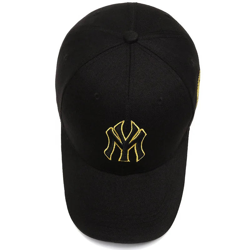 Fashion Letters MY Embroidery Baseball Cap For Women Men Cotton Unisex-Teens Snapback Flat Bill Hip Hop Tide Hats Visors Sun Hat