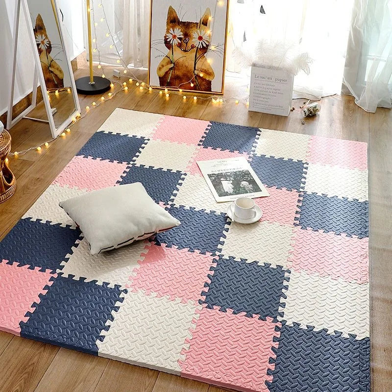 Baby Foam Play Mat 12pcs – Interlocking Puzzle Floor Tiles 30x30cm Soft Kids Carpet