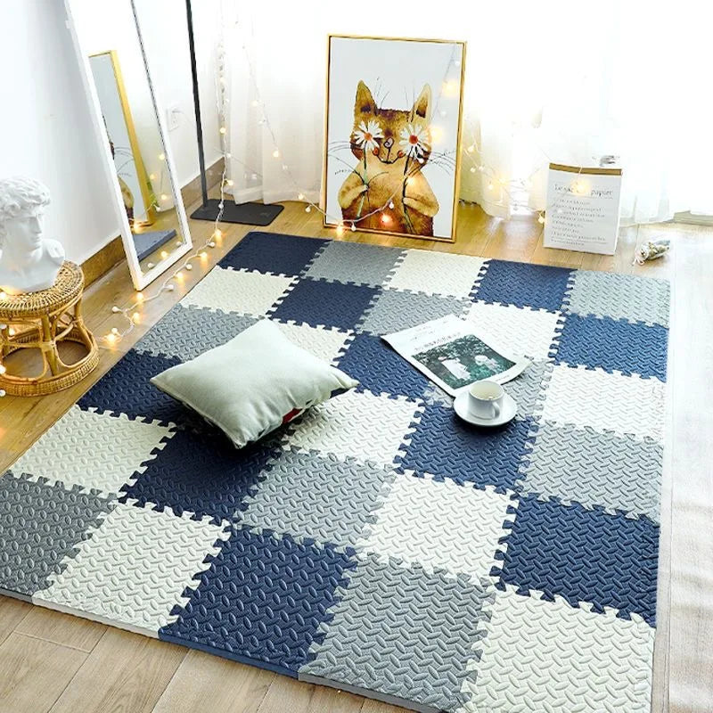 Baby Foam Play Mat 12pcs – Interlocking Puzzle Floor Tiles 30x30cm Soft Kids Carpet