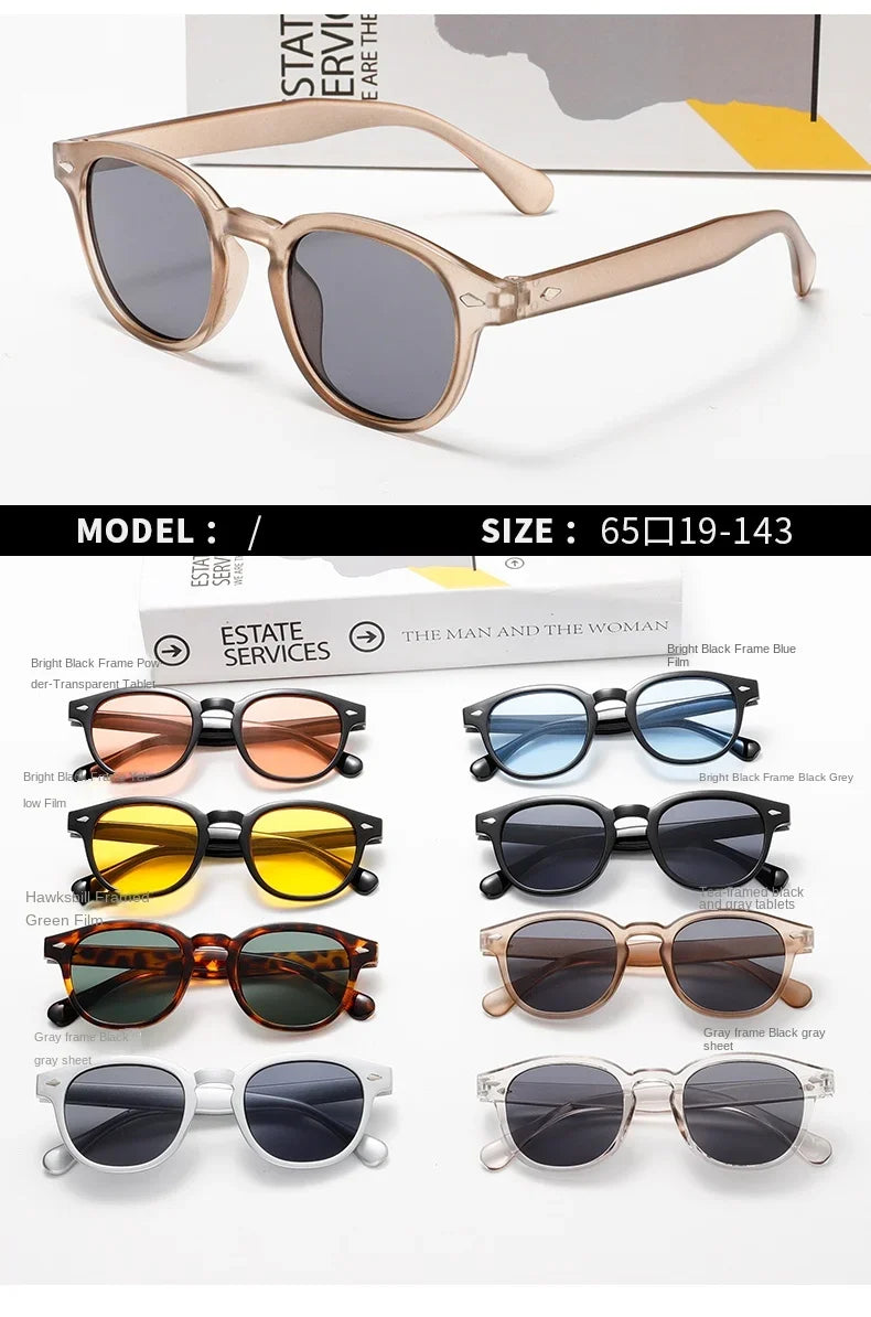 New Vintage Rectangle Sunglasses Men Women Luxury Brand Designer Square Sun Glasses Fashion Men Sun Glasses Oculus Christmas