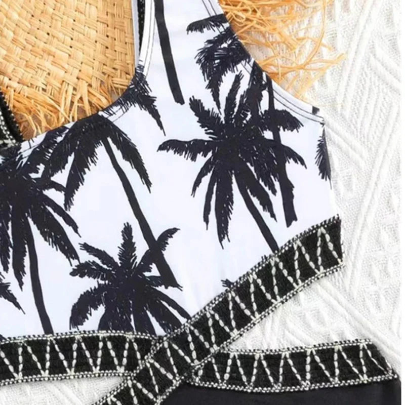 Summer Bikini Mother Daughter Father Son Swimsuit Parent-Child Family Swimming Costume Family Matching Beach Sunny Swimwear