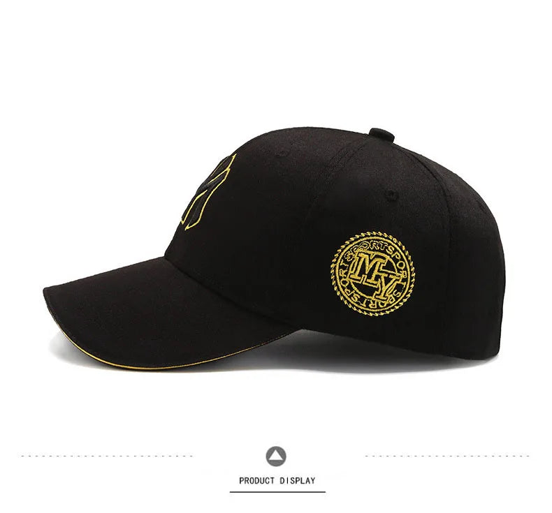 Fashion Letters MY Embroidery Baseball Cap For Women Men Cotton Unisex-Teens Snapback Flat Bill Hip Hop Tide Hats Visors Sun Hat