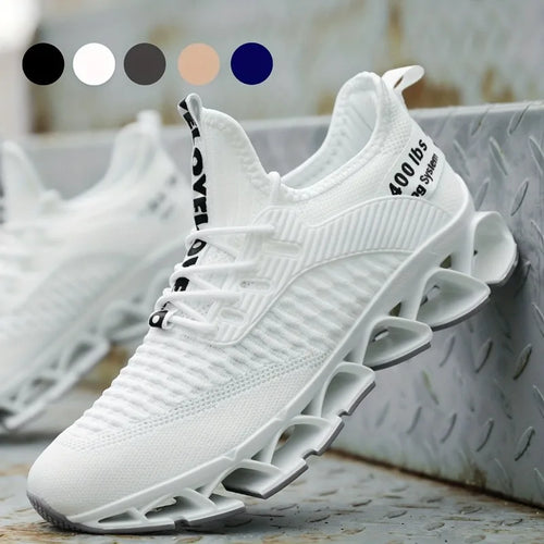 1 Pair Large Size Running Shoes for Men Antiskid Damping Cool Outsole Walking Trekking Leisure Summer Running Zapatills Sneakers