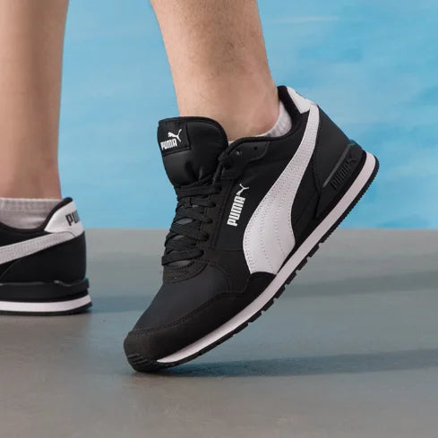 Puma Mid Casual Shoes Comfort Lightweight Daily Sneakers 384857-01