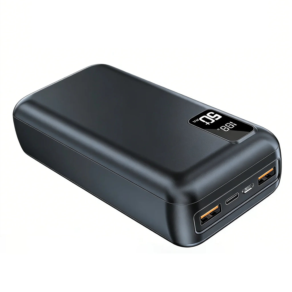 Hganus 50000mAh Powerbank 22.5W Fast Charge Protable Powerbank External Battery High Capacity For IPh xiaomi Samsung Outdoor Use