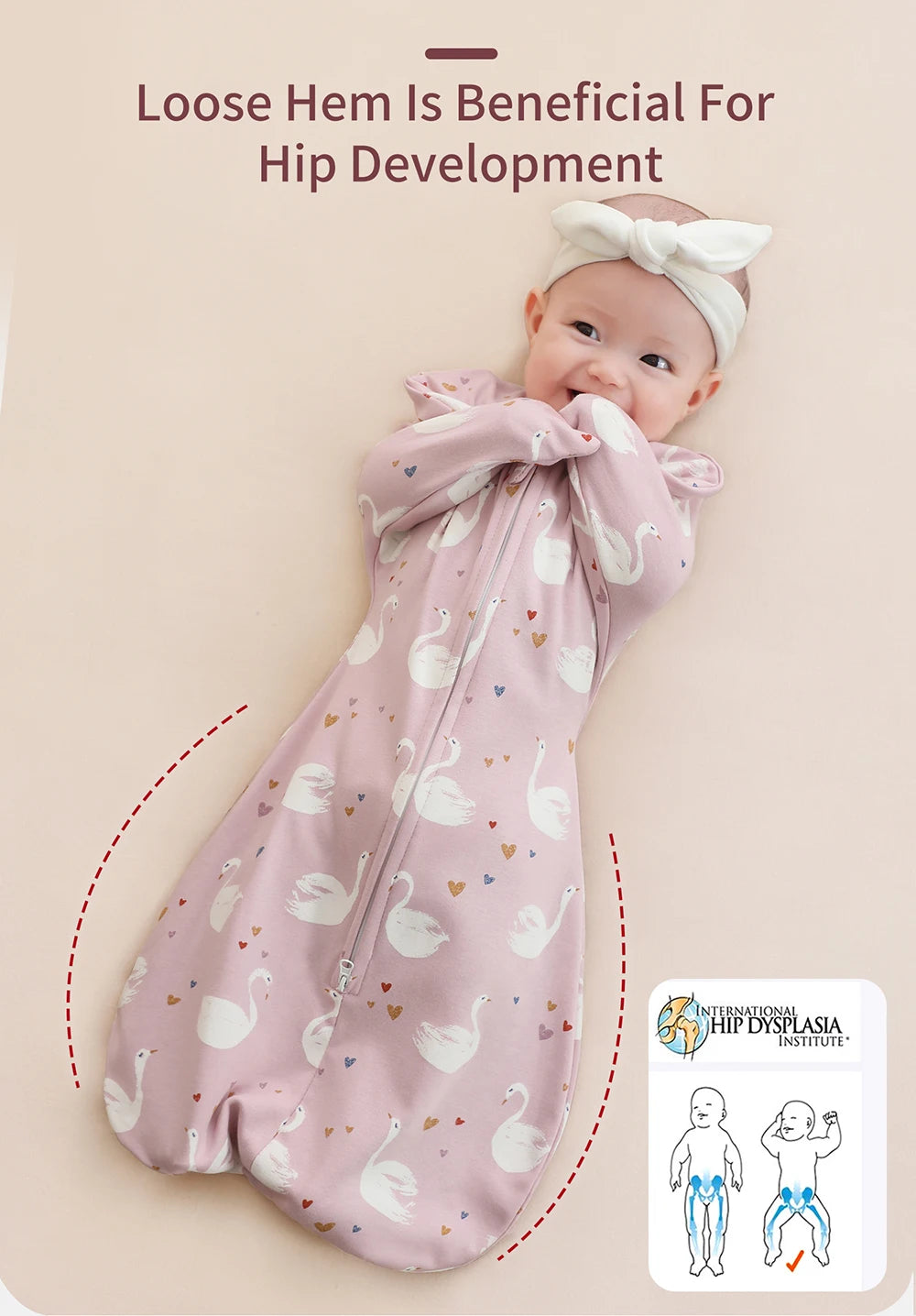 INSULAR Baby Cotton Sleeping Bags Newborn Anti-shock Sleepsacks Raised Hand Surrender Blankets Infant Cartoon Anti-startle Jump
