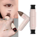 Dual-Head Rotatable Eyeliner Stamp Integrated Waterproof Long Wear Wing Stencil DIY Liquid Eye Liner Pen Fast Drying Makeup